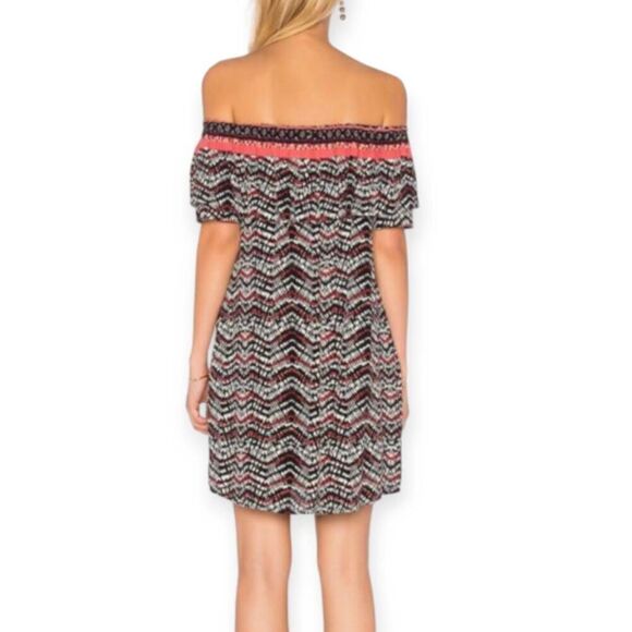 SANCTUARY BLACK, WHITE, & RED OFF-THE-SHOULDER DRESS SZ.M NWT - Picture 2 of 10